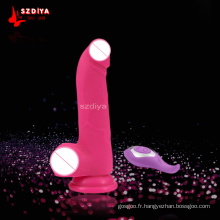 Produits adultes Dildo Vibrant Sexy Toy pour Femme (DYAST397E)